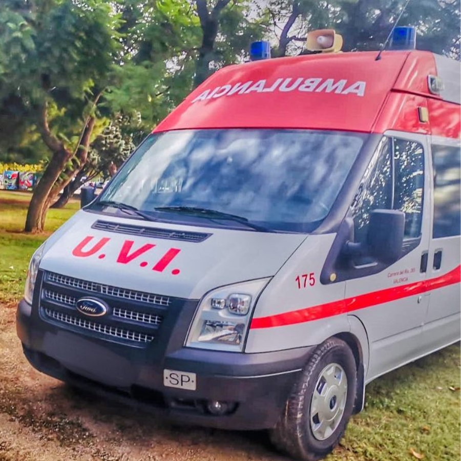 Ambulancia UVI en Valencia